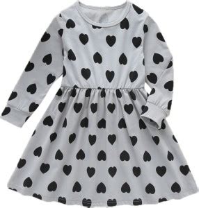 Hopscotch Girls Midi/Knee Length Casual Dress Price in India - Buy ...