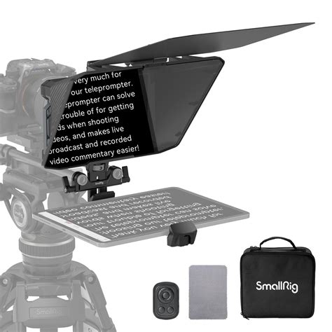 Tablet Camera Mount Teleprompter 的图像结果