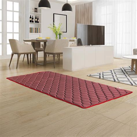 Kuber Industries Printed Cotton Single Size One Inch Fabric Memory Foam ...