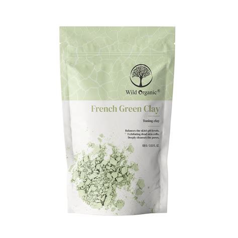 French Green Clay Powder- Toning Clay -100gm – Wildorganic ind