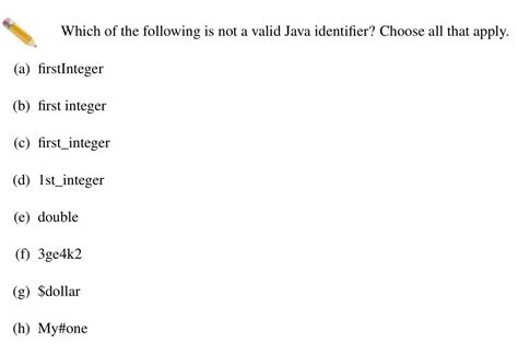 Image result for Java Identifier Rules