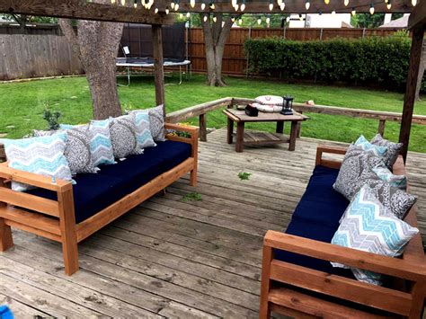 Wood Patio Furniture How To Make at Carl Westfall blog