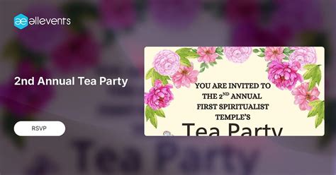 2nd Annual Tea Party, 29 Temple Place, East Aurora, NY, United States ...