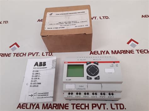 Abb Cl-lmr.C18Ac2 Logic Relay 1Svr440723R0300 – Aeliya Marine Tech