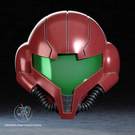 Samus Prime Helmet 3D Printer File STL - Yosh Studios