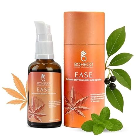 BOHECO Ease, Ayurvedic Pain Relief Oil for Muscle Aches, Sprains and ...