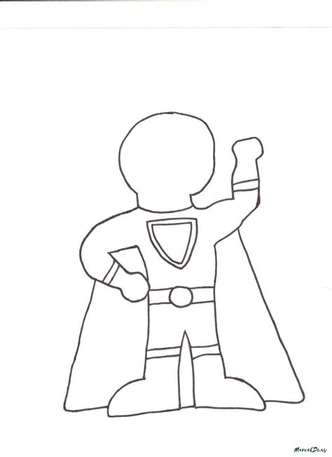 Superhero Drawing Template at GetDrawings | Free download
