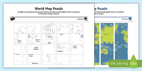 World Map Puzzle 的图像结果