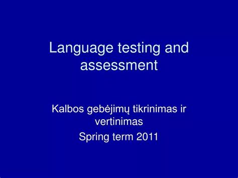 Language Testing 的图像结果