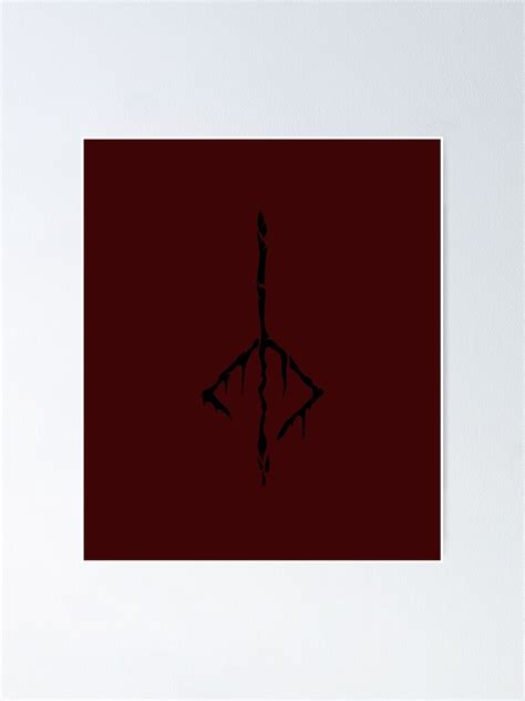 "Bloodborne hunter's mark" Poster by Lazar3dd | Redbubble