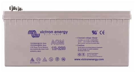 12V/220Ah AGM Deep Cycle Batt. - Energostore