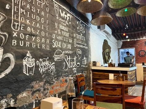 Menu at Big Box Cafe, New Delhi