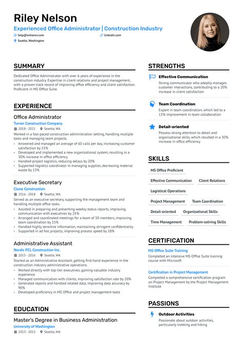 9 Office Administrator Resume Examples That Got Jobs for 2025