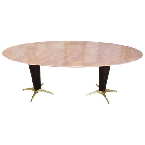 Italian Green Marble Dining Table at 1stDibs | green marble round ...