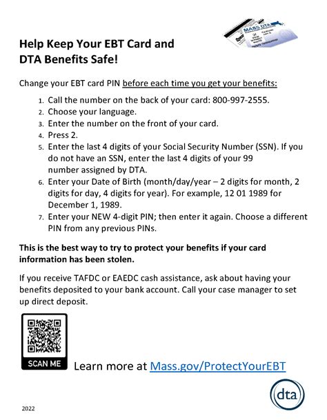 Protect Your EBT Benefits Outreach Materials | Mass.gov