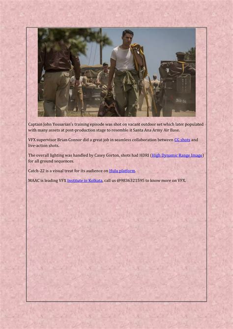 Awe-Inspiring VFX By DNEG For Catch-22 | PDF