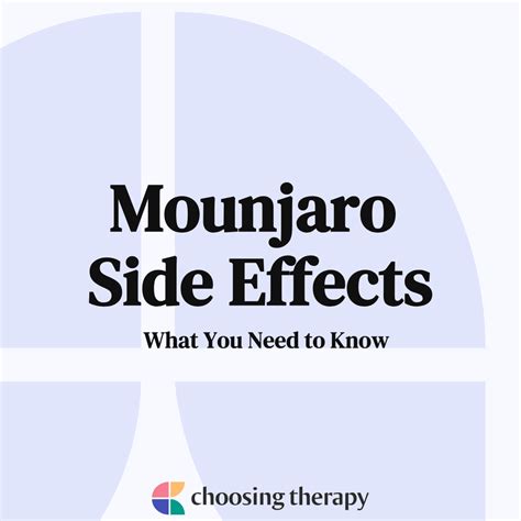 How to Manage Side Effects of Mounjaro