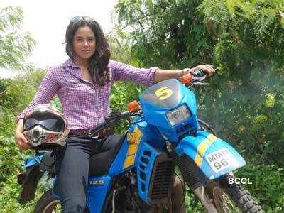 Sameera rides a bike Pics | Sameera rides a bike Photos | Sameera rides ...