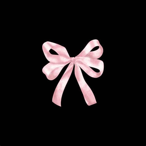 Pink Bow Illustration