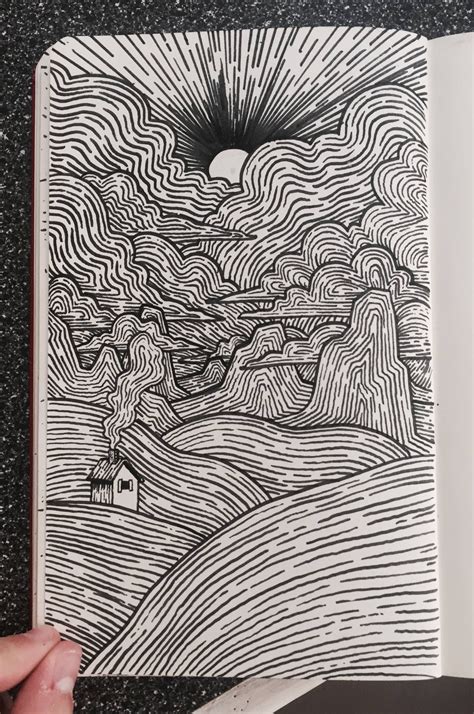 Pen Art Drawings, Doodle Art Drawing, Art Drawings Simple, Drawing Sketches, Drawing Ideas ...