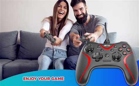 Ant Plus Leo 200 Wired Gamepad with Integrated Force Feedback, ABXY ...