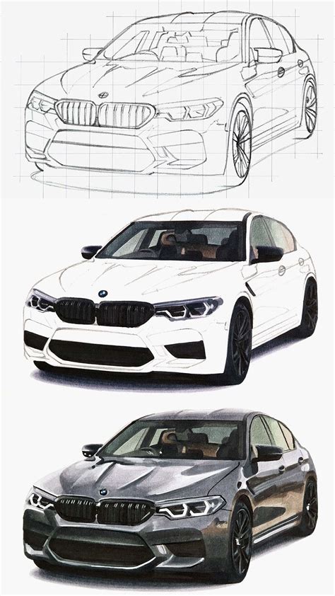 Bmw Car Sketch