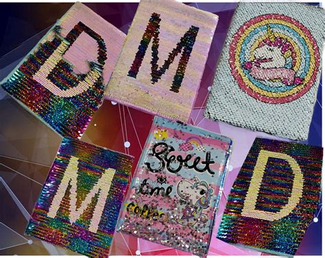 CHANDU KI DUKAN Stylish Unicorn Sequins Magic Diary, Stylish Liquid ...