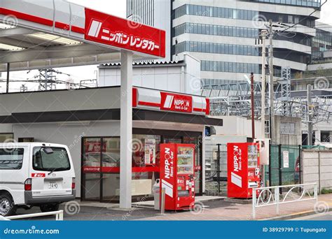 Japan car rent editorial stock image. Image of company - 38929799