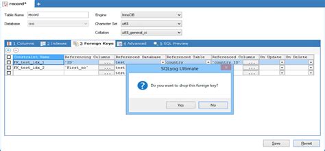 Relationship phpMyAdmin 的图像结果