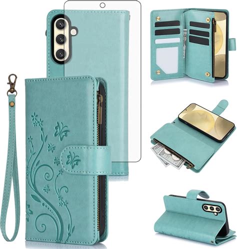 Amazon.com: Phone Case for Samsung Galaxy S24/S25 5G Wallet Cell Cover ...