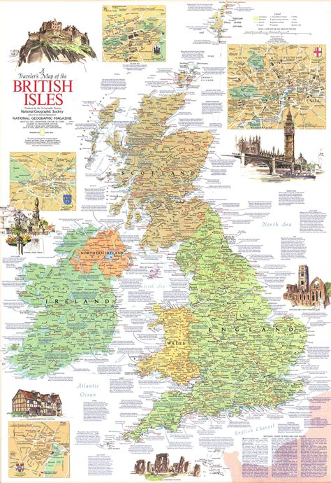 A Traveler's Map of the British Isles