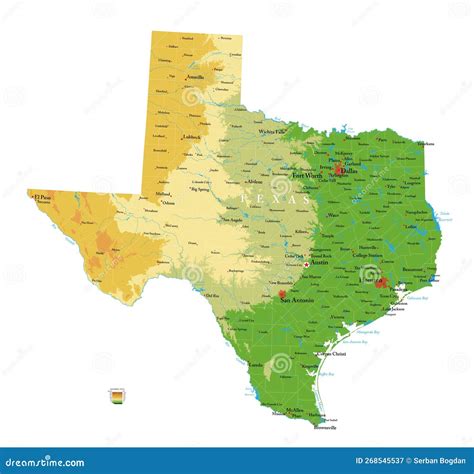 Texas Regions Map By Cities