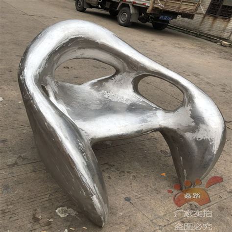 东莞厂家定制金属异形创意特殊抽象荷叶不锈钢椅子-阿里巴巴