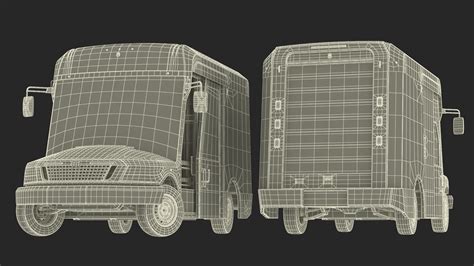 3D US Mail Truck Next Generation Rigged | 3D Molier International