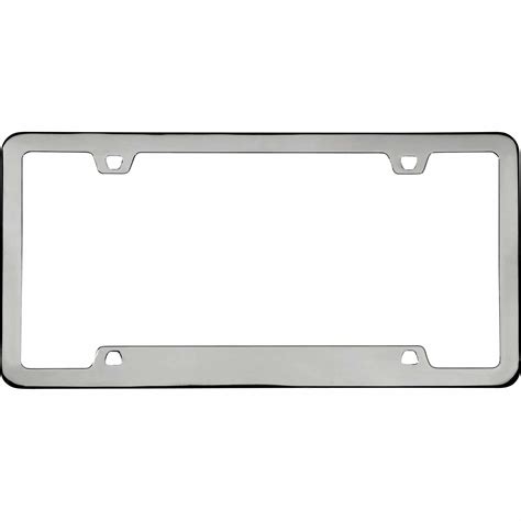 Neo Sport License Plate Frame, Blk/Chr | Cruiser Accessories