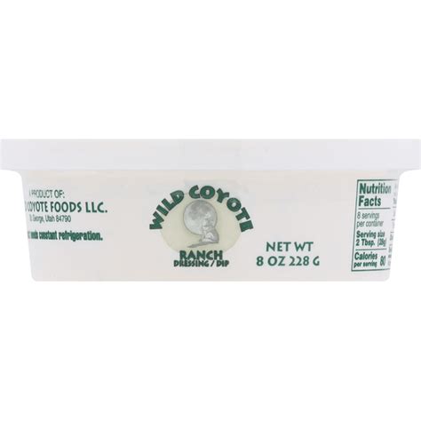 Wild Coyote Foods Dressing/Dip, Ranch (8 oz) Delivery or Pickup Near Me ...