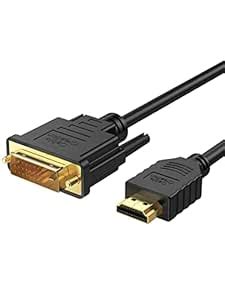 divlectro DVI to HDMI Cable, 4K HDMI to DVI-D Bi-Directional Adapter ...