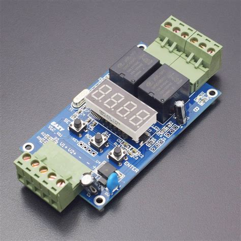 DC 12V 2-Way programmable Relay board/2-way Voltage – REES52