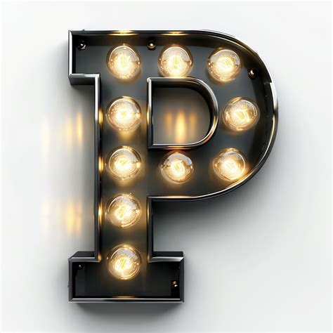 Vibrant Geometric Mosaic Letter P Artwork for Monogram Design - Playground