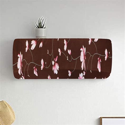 Dakshya Indystries Elastic Stretchable Printed Split AC Cover for 1 & 1 ...