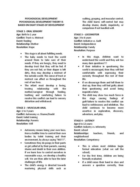 Image result for Psychosocial Development Examples