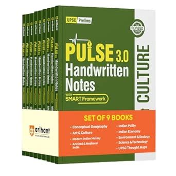 Buy Arihant PULSE 3.0 Complete UPSC Prelims Handwritten Notes Combo ...