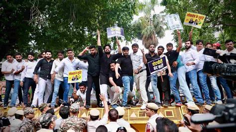 Indian Youth Congress Protests Against Alleged Voter List Manipulation ...
