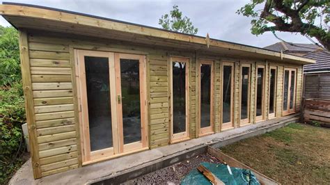 30 x 14 Pent Joinery Summerhouse - Midlands Sheds & Summer Houses