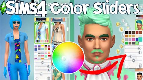 Image result for Colour Sliders Sims 4 Mod