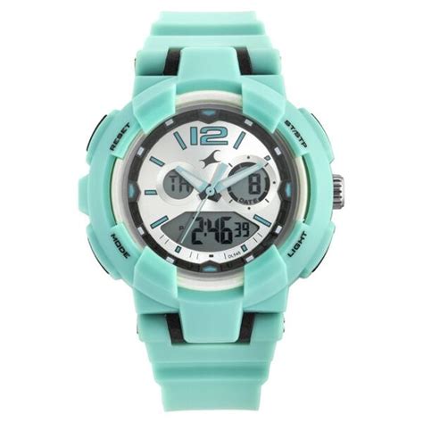 Buy Online Fastrack Street Line Quartz Digital Analog Digital Silver ...