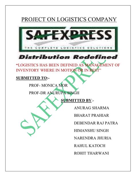 Image result for Logistics Engineering Projects