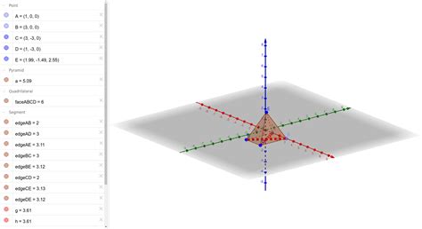 Image result for GeoGebra Pyramide