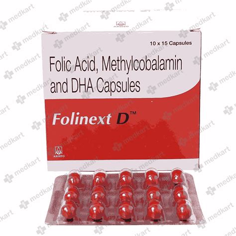 FOLINEXT D CAPSULE 15'S, Price, Composition & Generic Alternatives ...