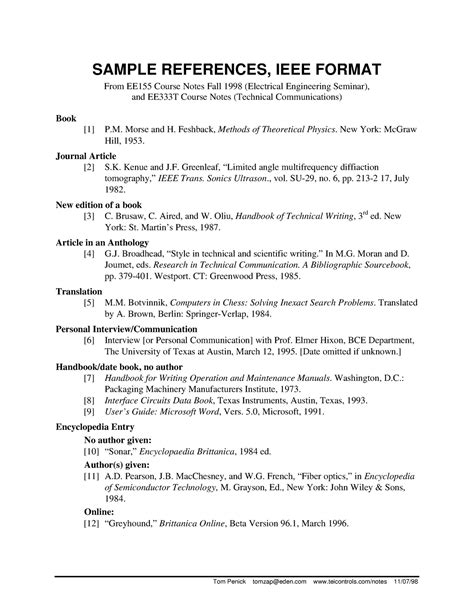IEEE Reference format - Tom Penick tomzap@eden teicontrols/notes 11/07 ...